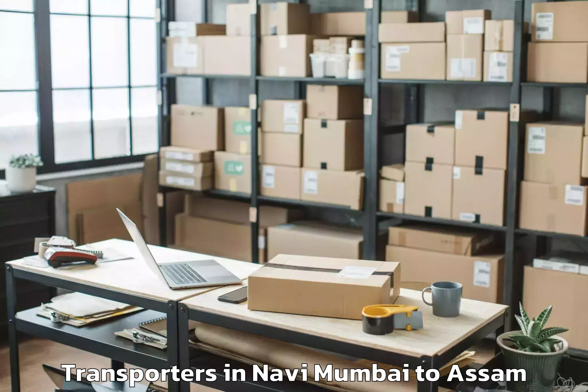 Comprehensive Navi Mumbai to Laharighat Transporters